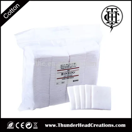 Muji japanese organic unbleadched cotton for ecig vaping