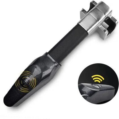 Universal Car Security Lock - Anti-Theft Steering Wheel Lock Alarm