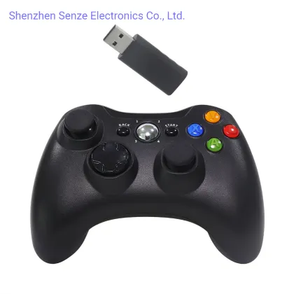 Wireless Black Game Controller/Gamepad /Joystick for xBox360.