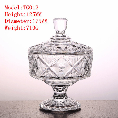 Candy jar glass bottle resturant decoration teapot crystal