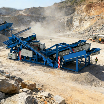 Produksi Pasir Modular Cone Fine Crusher 300TPH Portabel