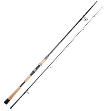 TAIGEK High Carbon Fiber 2-3 Section Cork Handle Sea Bass Spinning Rods 8ft-10ft