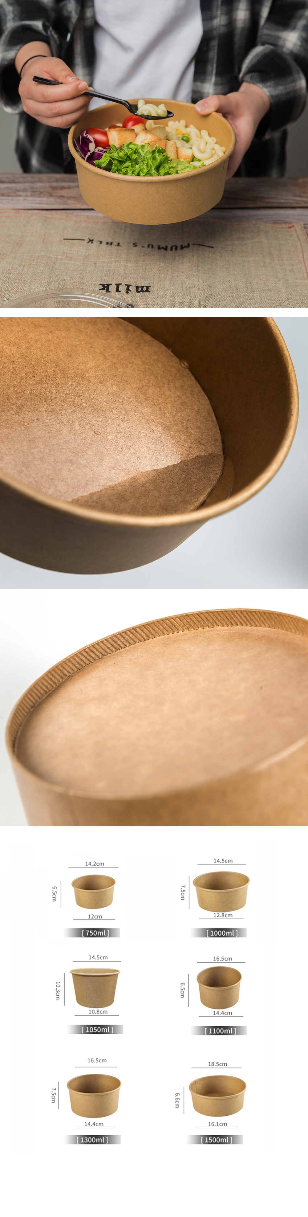 kraft charcuterie bowls