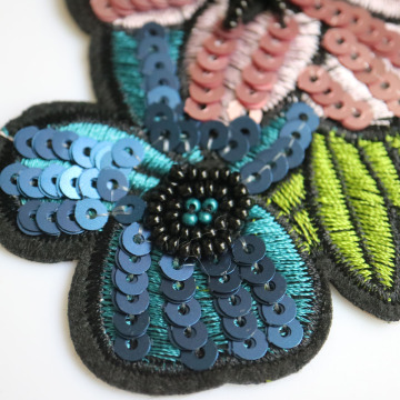 Fashion 4 in 1 bead Embroidery Patches Sequin