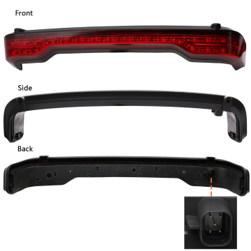 FATECIM Smoke King Tour Pack LED Tail Light for Electra Glide Ultra Limited Classic 2014-2019