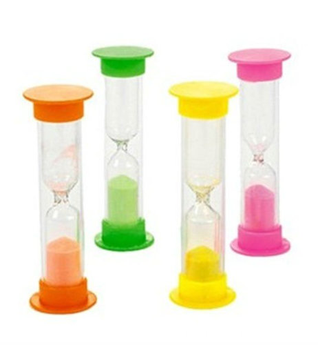3 Minutes Plastic Sand Timer Three Minute Hourglass Sand Glass Clock ...