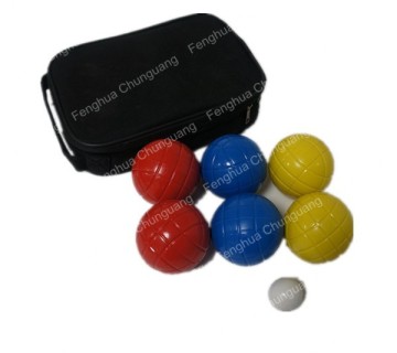 Mini custom table bean bag bocce set game in PVC bag