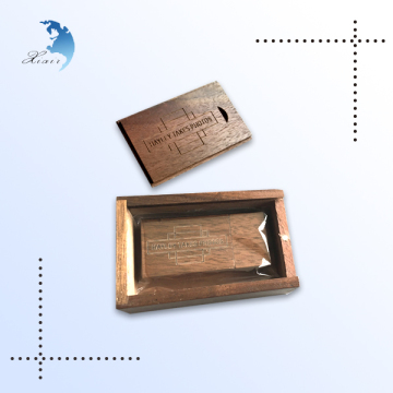 Hot sell wedding custom engraving logo wood usb flash drive