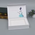 White Rigid Skin Care Packaging Magnetic Gift Box