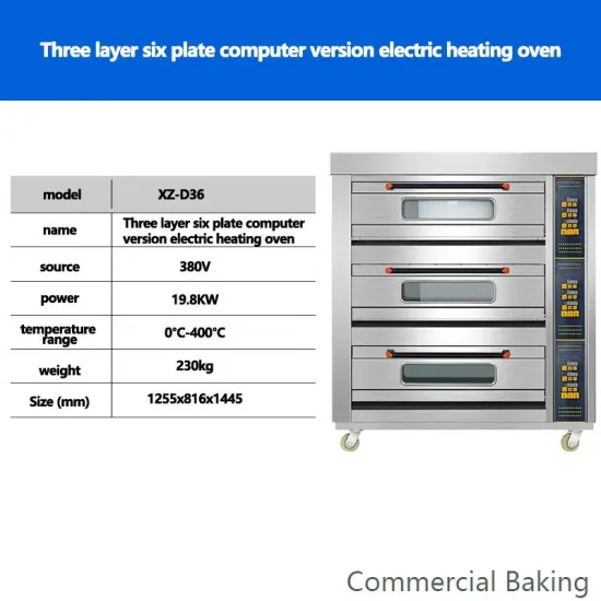 Customized 1-4 Deck Operation Deck Oven Commercial Oven for Bakery