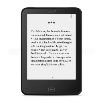 Daily waterproof Tolino Vision 2 e reader e-ink 6 inch 1024x758 touchscreen ebook Reader WiFi Tap2 cover for page turning!