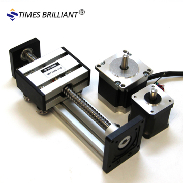 Guide de rail linéaire de vis à billes personnalisable avec moteur de pas de pas de 1 ou 23NEMA pour les machines CNC