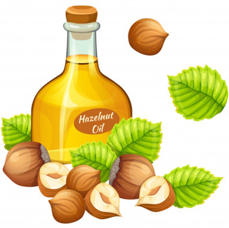 pure natural hazelnut carrier oil