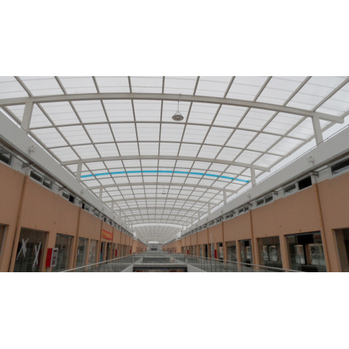 Trabajos de instalación de tragaluces de acero del centro comercial Chuzhou