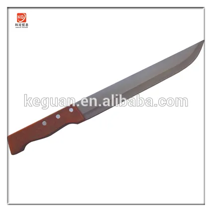 DK-129 hot sales high quality wooden handle stainless steel sticking knife