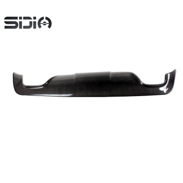 Carbon fiber rear exhaust diffuser bumper lip