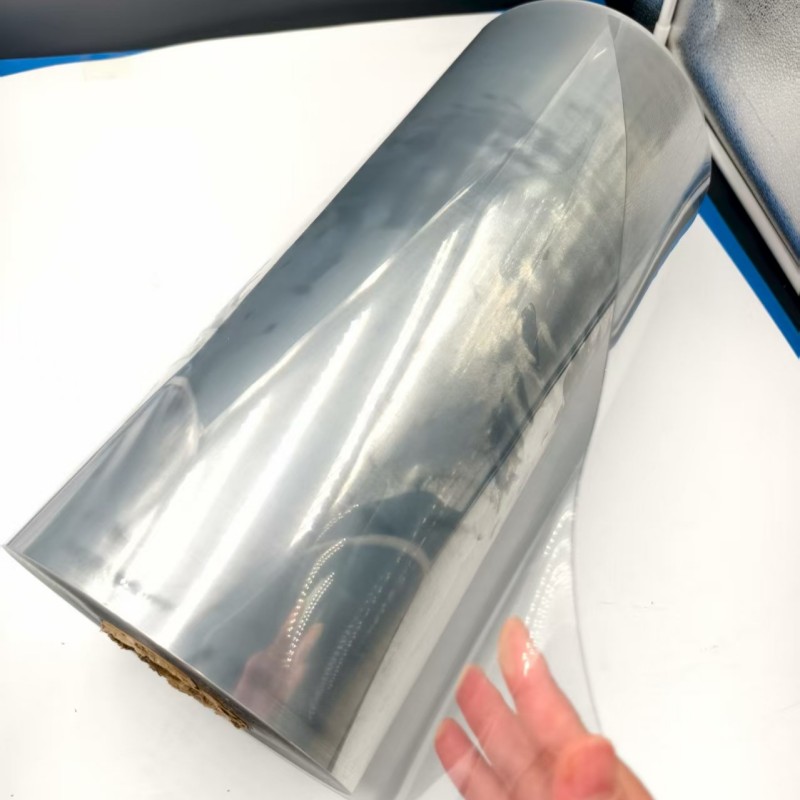 Blue tinted PET rigid film Blue tinted PET rigid film