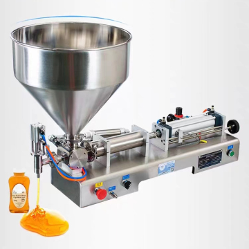 Single Head Pneumatic Horizontal Paste Filling Machine for Bottles (Honey/Lotion)