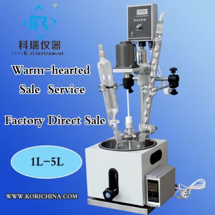 2L Small Electric laboratory Hydrolysis glass Reactor