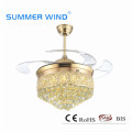 Smart decorative invisible ceiling fan light