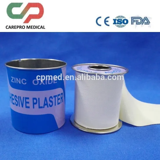 metal package Zinc Oxide Plaster with high adhesive, CE,ISO,FDA