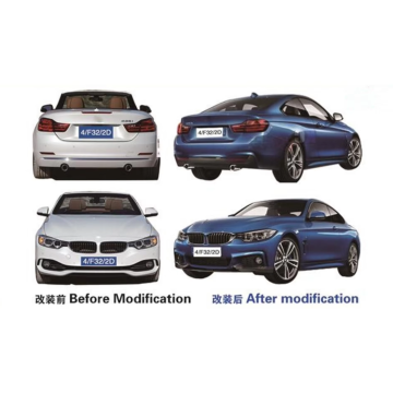 For BMW F32 F33 F36 MP BODY KIT 2D 2014-2020 for front bumper front spoiler fog lamp side skirt rear bumper