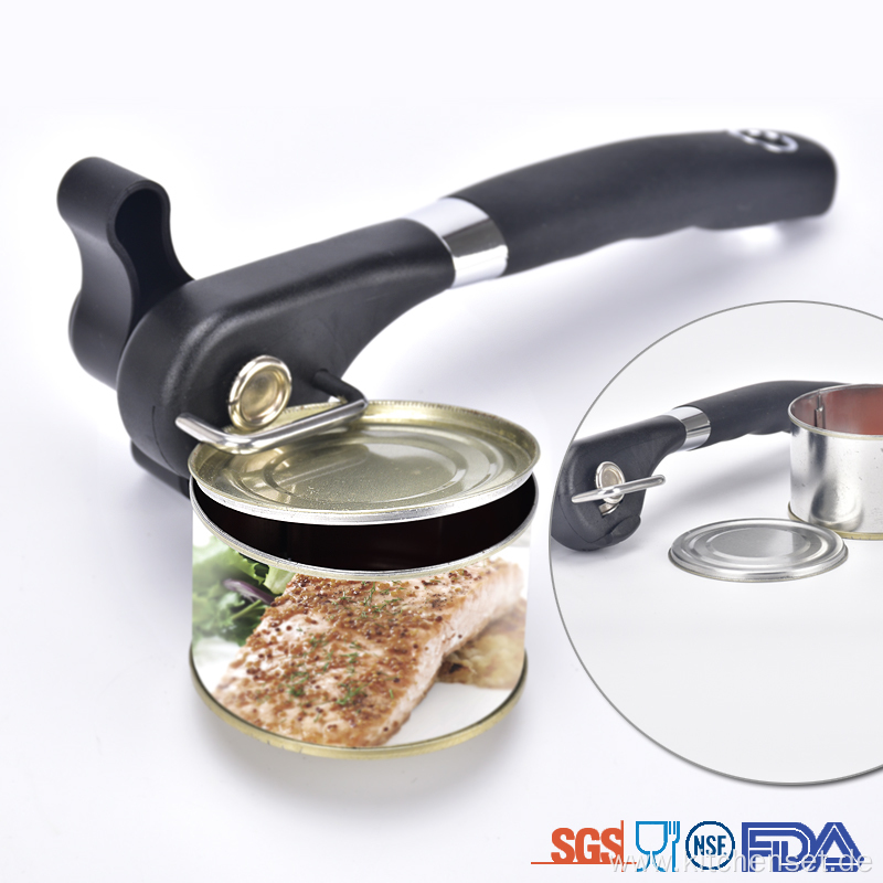 New Soft TPR Handle Safe Can Opener