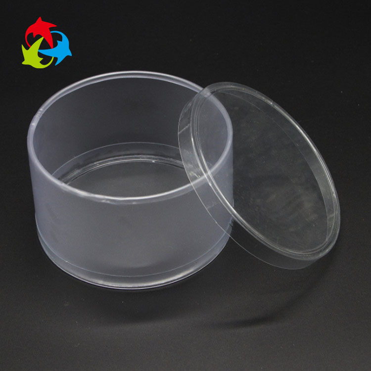 Gift display round clear plastic cylinder packaging