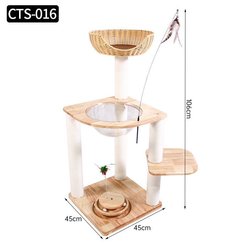 cat tree with cat