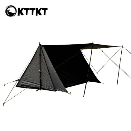 2kg black outdoor camping Triangular tent