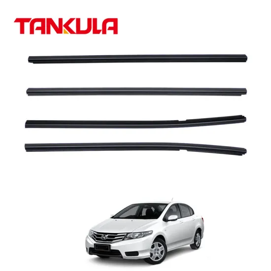 Factory Price 4Pcs Car Window Weatherstrip Seal Moulding Trim for Honda City 2009-2014
