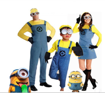 2015 Popular Design Mascot Costume Fashion Fancy Dress Minion Costumes