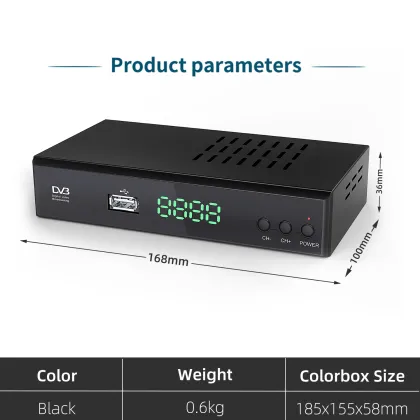 Indonesia 1080P DVB-T2 Digital TV Receiver Set Top Box