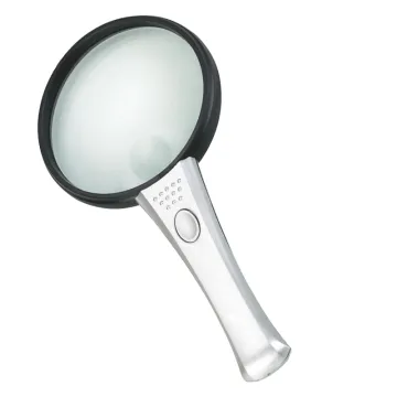 Customizable Handheld Magnifying Glass with LED Light for Manufacturers
