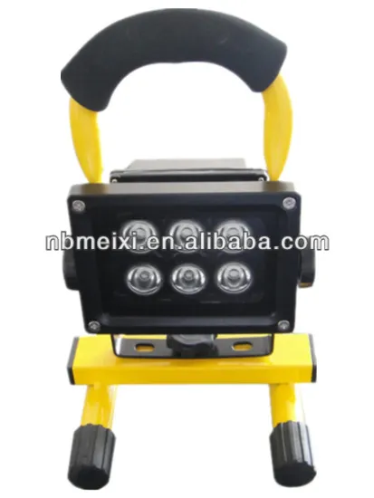 6LED rechargeable flood light
