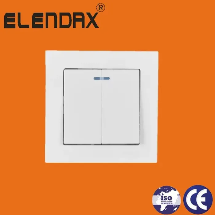 Sakelar Daya 2 Tombol dengan 10A 250V