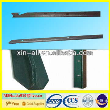 wholesale Galvanized /Powerd Coated steel studded t post