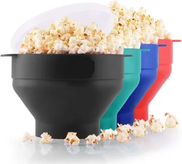Homemade DIY healthly microwave bowls silicone popcorn bowls