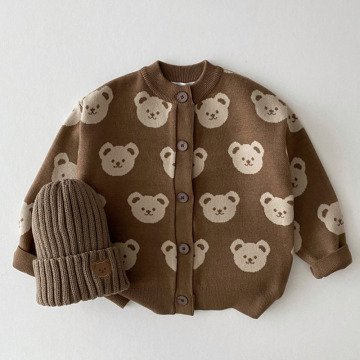 Baby Bear Sweater Coat otoño e invierno moda