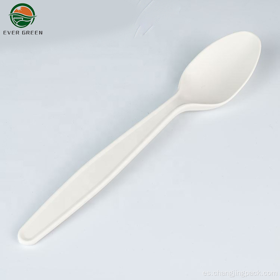 100% de cuchillos compostables biodegradables tenedores y cucharas