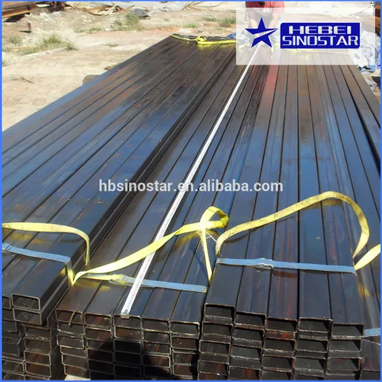 Hot dip galvanized steel pipe hot rolled rectangular steel pipe