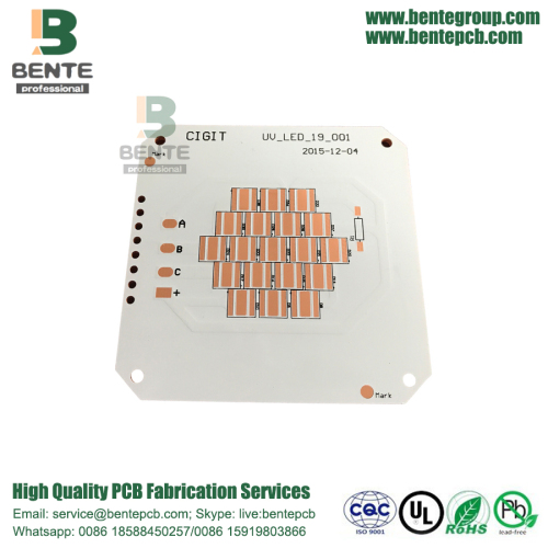 1 Katmanlı PCB Bakır taban PCB ENIG Metal PCB