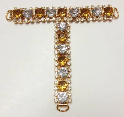 Women`s Splicing Colors Diamante Trim Flattie Sandals Chain, Diamante Sandals Trims