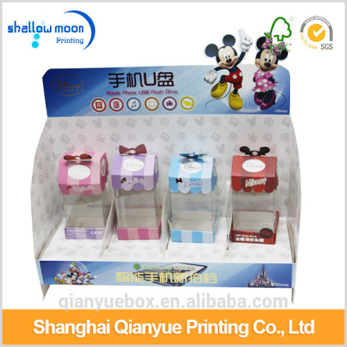 Promotion PDQ counter cardboard custom candy display box