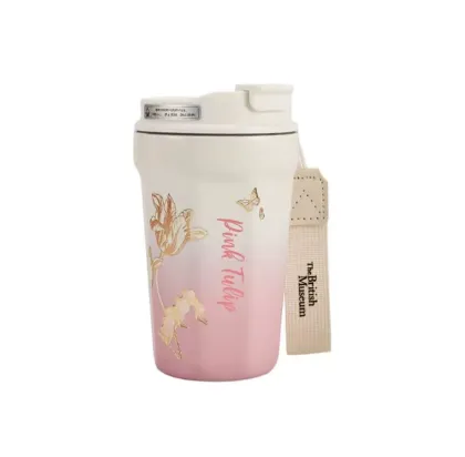 Summer Tulip - themed Insulated Water Bottle