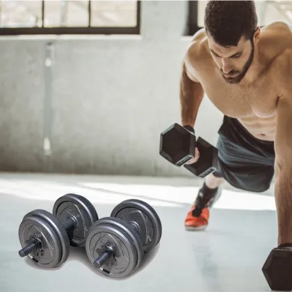 Adjustable Steel Dumbbell Sets