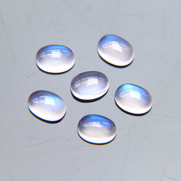 Natural Loose MoonStone Smooth Flat Cabochon Cut Customized