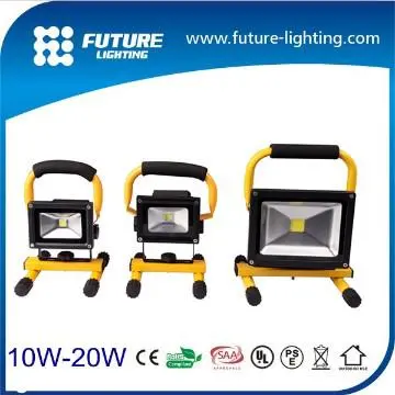 waterproof 10w Bridgulex led battery powered portable floodlights