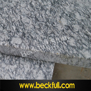 Spray Whtie Granite Tombstone for Poland Marketing
