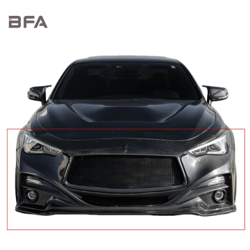 Infiniti Q60 Carbon Fiber Bumper and Hood Upgrade Kit